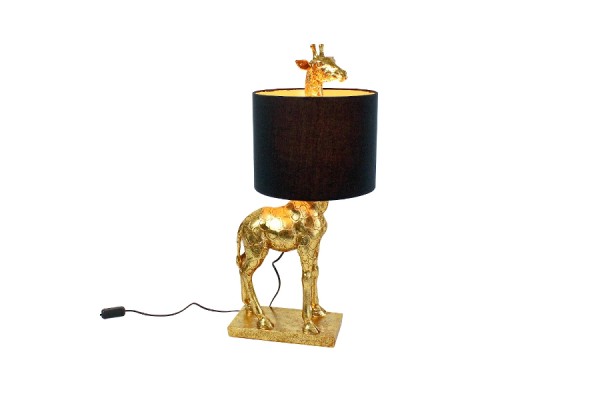 Stolní lampa -  Giraffe  Lucie gold black